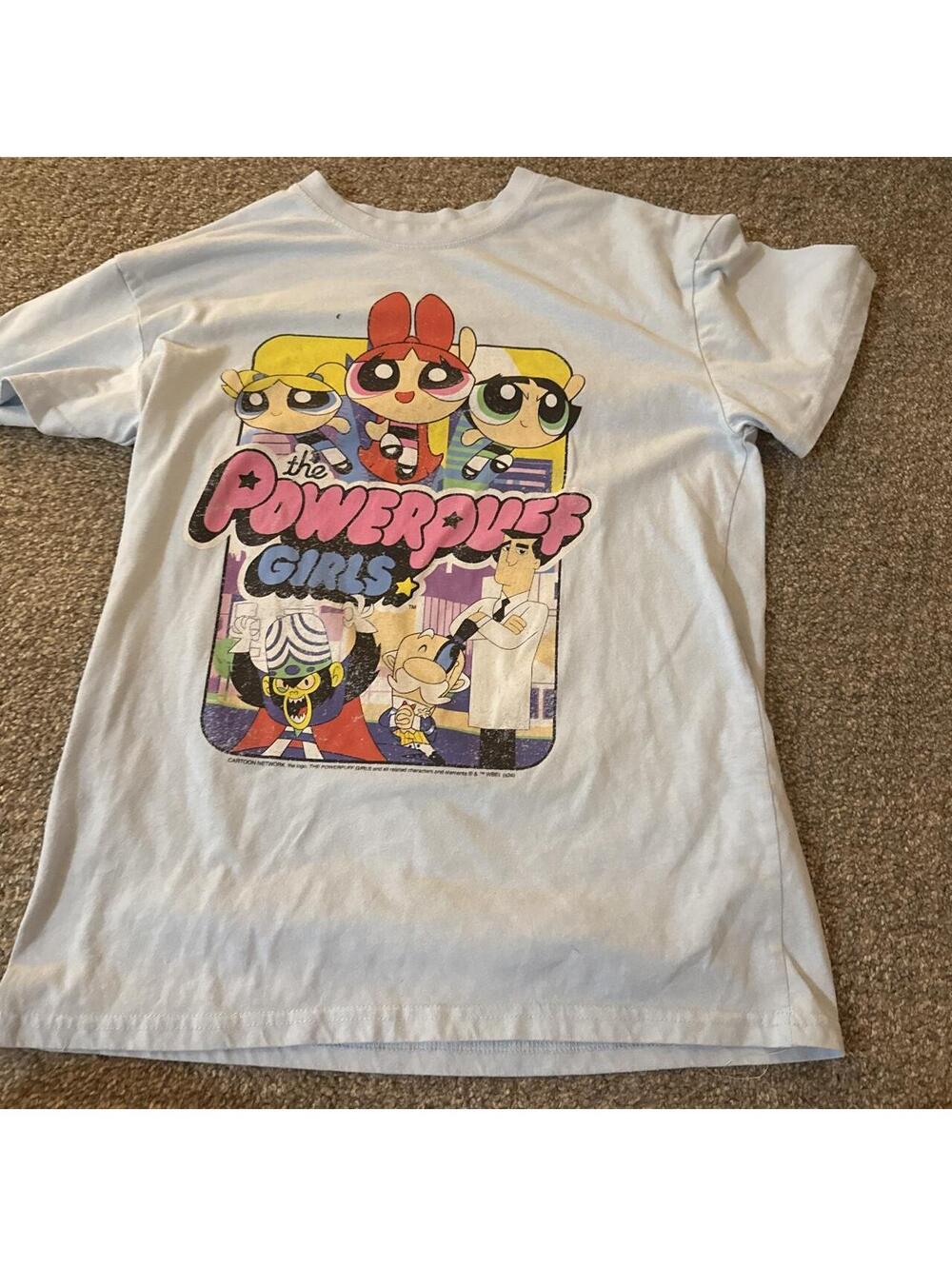 Women's Blue and Multi Tshirt